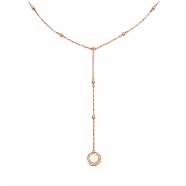 Sterling Silver Jewelry Manufacturer New Collection Beaded Lariat Chain Hanging Cosmos Necklace