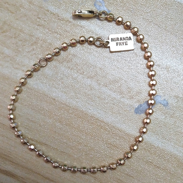 Customized Jewelry 925 Sterling Silver Cutting Faced Beaded Bracelet