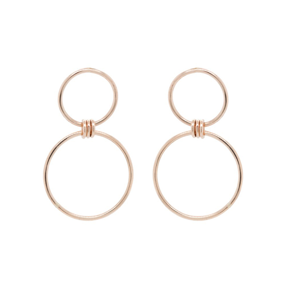 925 Sterling Silver Mixed Circle Earrings Women Jewelry