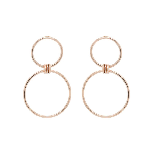925 Sterling Silver Mixed Circle Earrings Women Jewelry