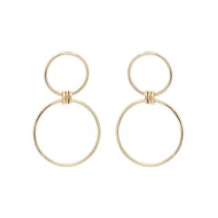 925 Sterling Silver Mixed Circle Earrings Women Jewelry