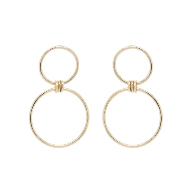 925 Sterling Silver Mixed Circle Earrings Women Jewelry