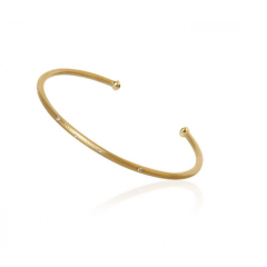 Fashion Vintage Customized 18K Gold CZ Cuff Bangle Bracelet for Women
