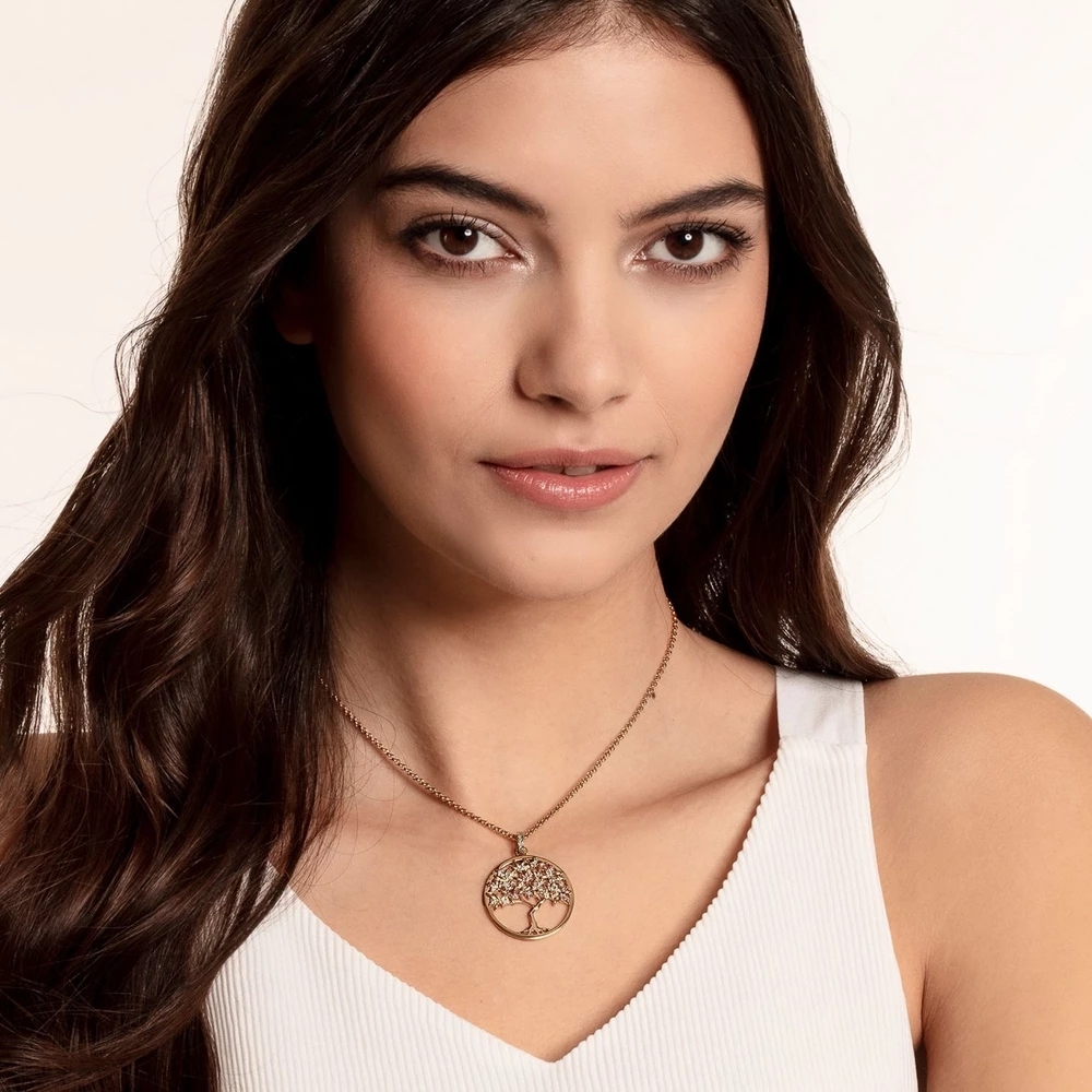 Ladies Thomas Sterling Silver Glam & Soul Paradise Multistone Tree of Love Pendant PE826-973-7