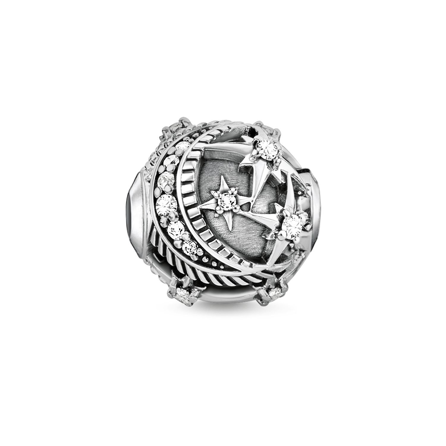 TS Jewelry Thomas Bead "ROYALTY STAR SILVER" Charm K0310-643-14