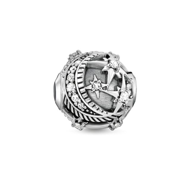 TS Jewelry Thomas Bead "ROYALTY STAR SILVER" Charm K0310-643-14