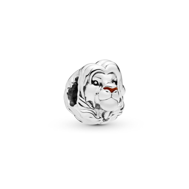 Brand Jewelry Sterling Silver 18K Yellow Gold The Lion King Simba Charm 798049ENMX