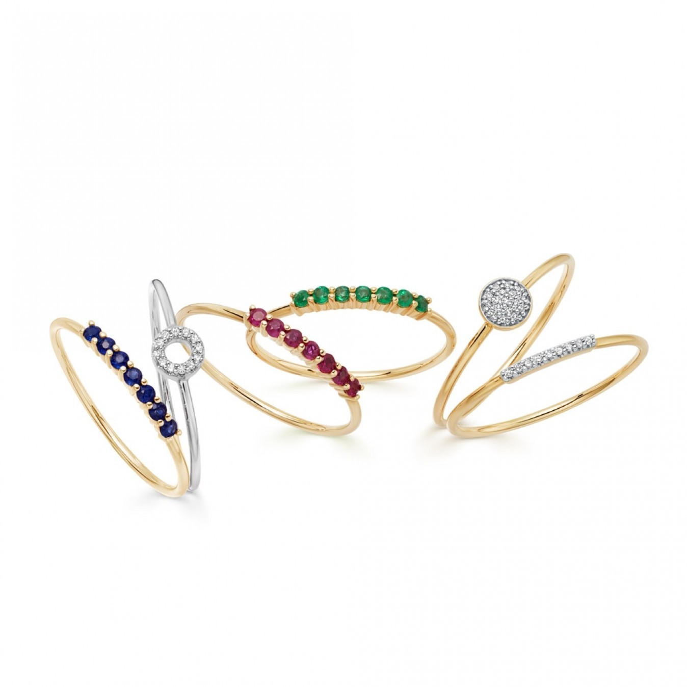 Landou Jewelry 925 Sterling Silver Stackable Ring Knuckle Ring