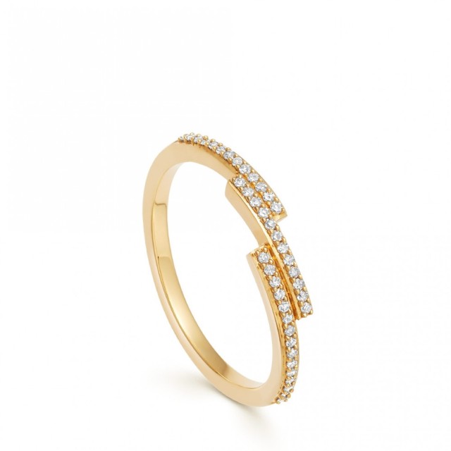 Landou Jewelry 925 Sterling Silver Icon Scala Cubic Zirconia Ring