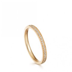 Landou Jewelry 925 Sterling Silver Stackable Ring Set Cubic Zirconia