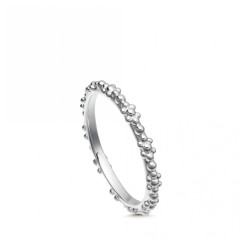 Landou Jewelry 925 Sterling Silver Stackable Ring Set Cubic Zirconia