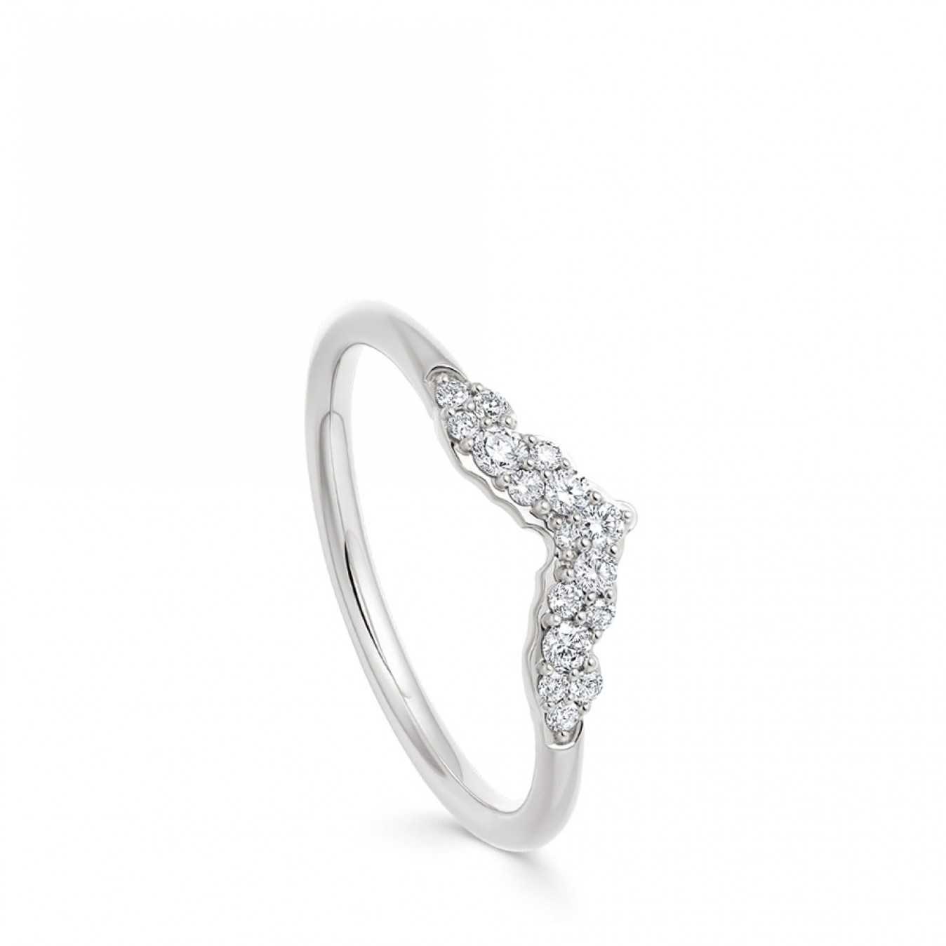 Landou Jewelry 925 Sterling Silver Cubic Zirconia CZ Setting Ring for Women for Teen