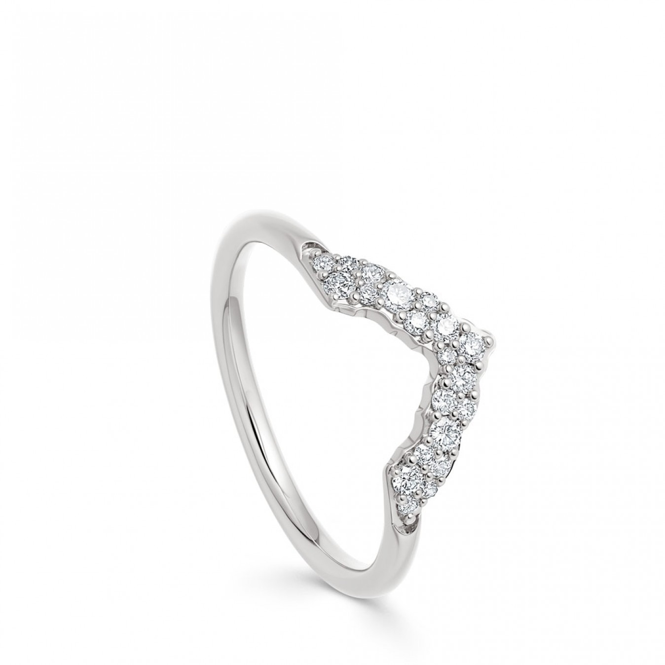 Landou Jewelry 925 Sterling Silver Cubic Zirconia CZ Setting Ring for Women for Teen