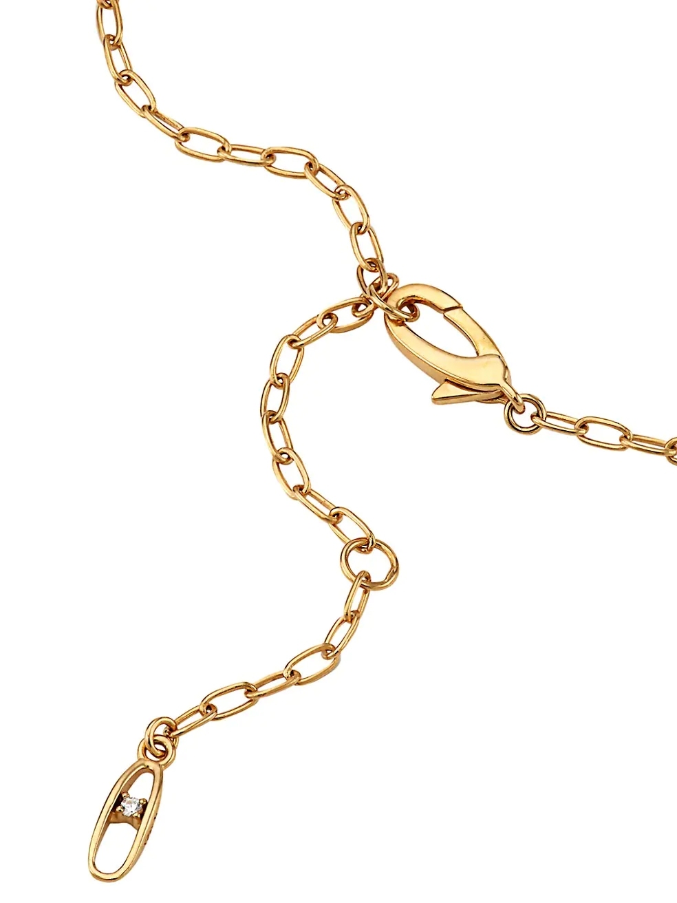 Veritas 18K Goldplated & Cubic Zirconia Cross Pendant Necklace