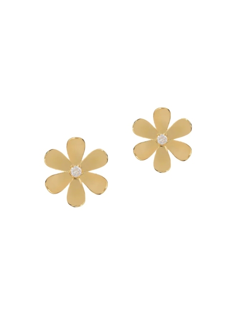 Daisy 14K Gold-Plated Cubic Zirconia Statement Studs Earrings