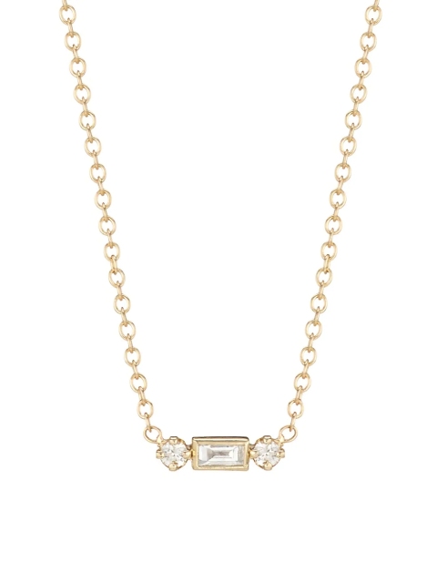 Baguette Diamond 14K Gold & Diamond Necklace