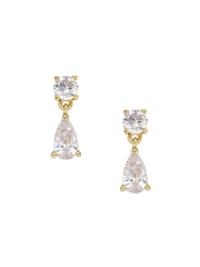 18K Gold Vermeil & Cubic Zirconia Baby Angelina Stud Earrings