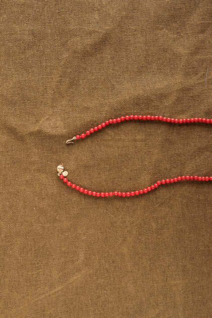 Landou Jewelry Manufacture 925 Sterling Silver Wholesale Sea Jewelry Sea Shell Pendant Red Bamboo Coral Beads Necklace Handmade Women Jewelry