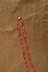 Landou Jewelry Manufacture 925 Sterling Silver Wholesale Sea Jewelry Sea Shell Pendant Red Bamboo Coral Beads Necklace Handmade Women Jewelry