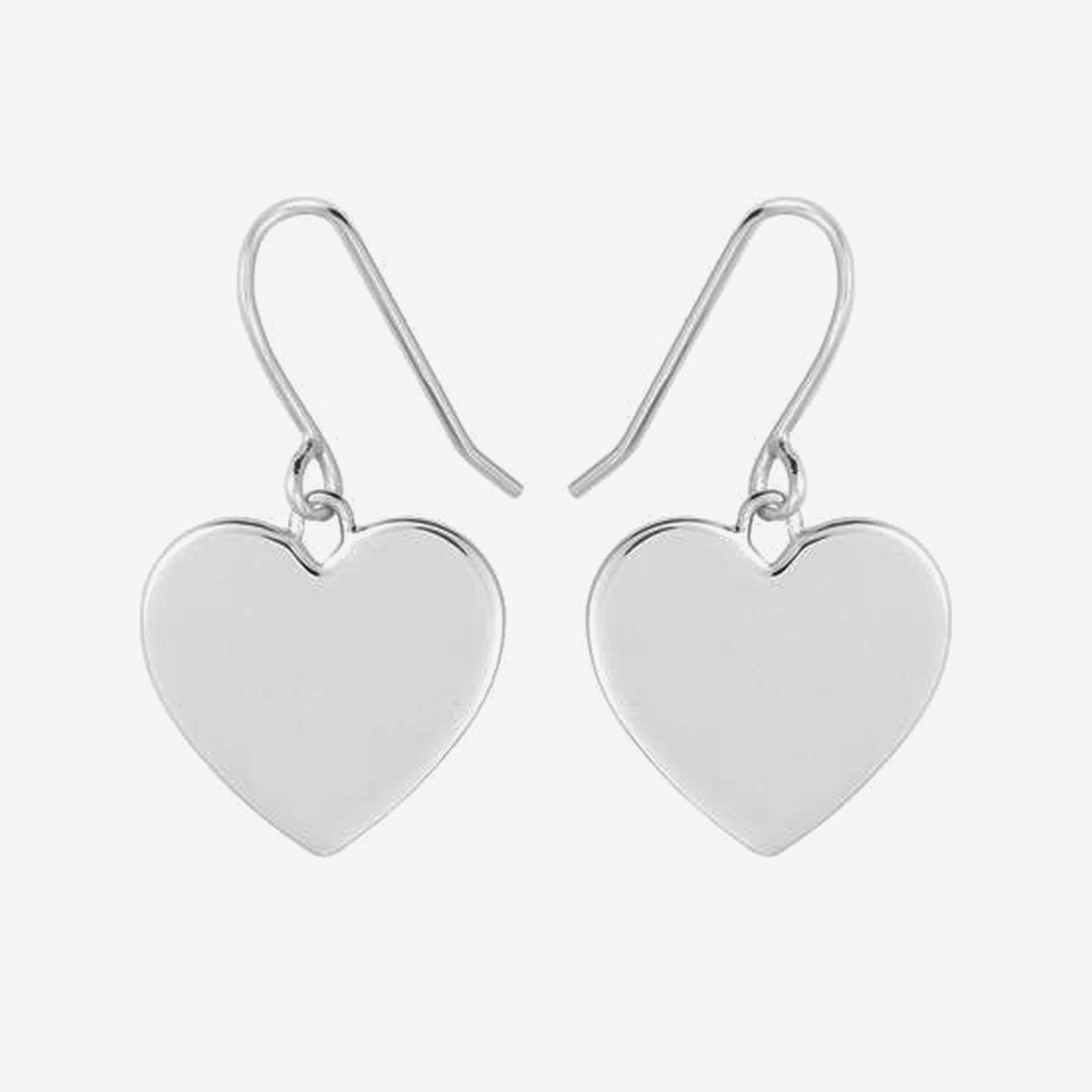 Landou Jewelry 925 Sterling Silver Small Love Tiny Heart Yellow Gold Drop Earrings