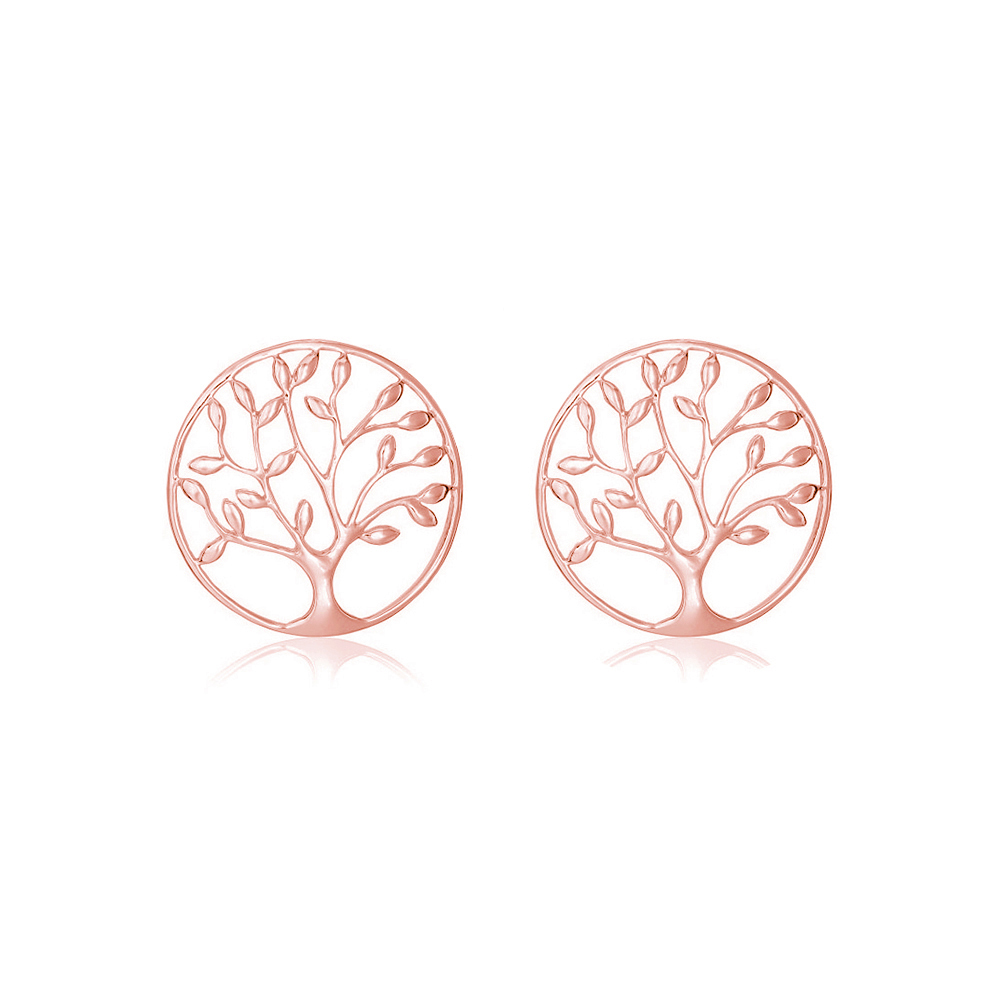 Landou Customized Jewelry Wholesale 925 Sterling Silver Tree of Life Earrings Australia Jewelry