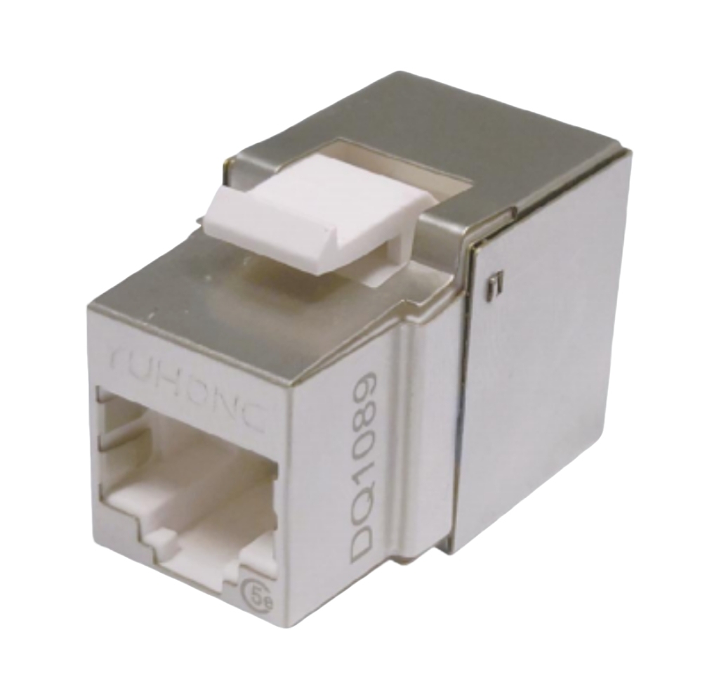 Shielded Module Cat.6/Cat.5e Keystone 90° RJ45