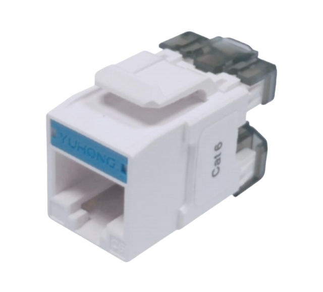 Unshielded ModuleCat6A/ Cat.6/Cat.5e Keystone 180° RJ45