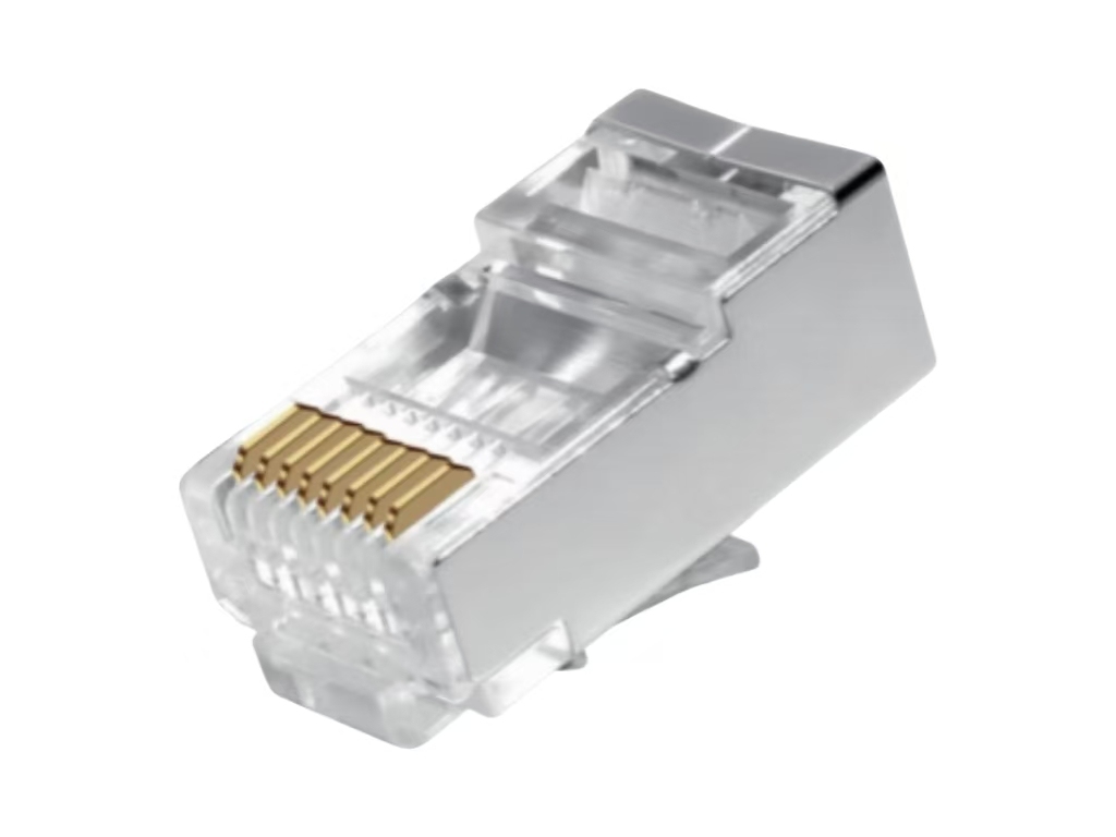 RJ45 Shielded Crystal Head TJT51A\TJT60B\TJT65B Cat.5e\Cat.6\Cat.6A
