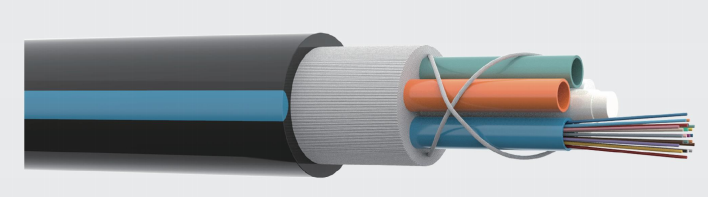 Indoor Loose Sheath Stranded Fibre Optic Cable GDX312，FRPCenter Reinforced Core，PE 02F~144F