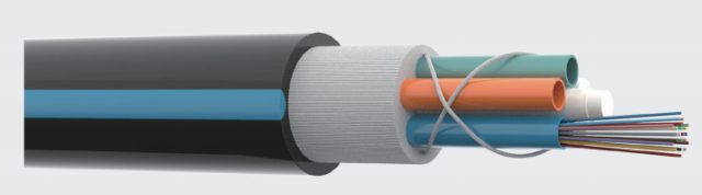 Indoor Loose Sheath Stranded Fibre Optic Cable GDX312，FRPCenter Reinforced Core，PE 02F~144F