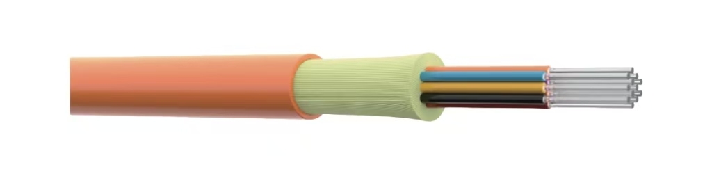 Indoor Tightly Wrapped Fibre Optic Cables GDX102，FR/PVC 02F~24F