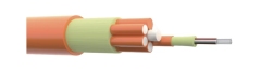 Indoor Tightly Wrapped Stranded Fibre Optic Cable GDX111，FRNC/LSOH 24F~144F