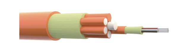 Indoor Tightly Wrapped Stranded Fibre Optic Cable GDX111，FRNC/LSOH 24F~144F