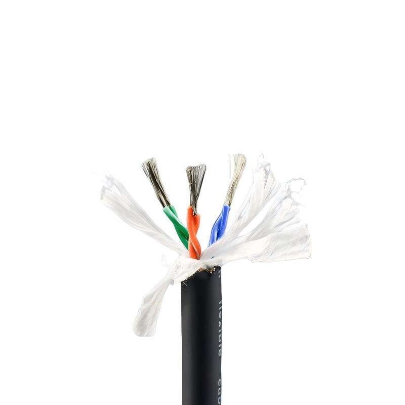 TRVVPS Highly Flexible Shielded Twisted Pair Cable for Cable Chains, 10, 12 and 16-core Encoder Signal Cable TRVVSP