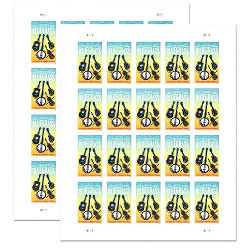 2024 USPS Bluegrass Guitar Forever Stamps