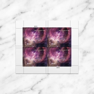 2025 Star Cluster Stamps, Sheet of 4Priority Mail Express Stamp