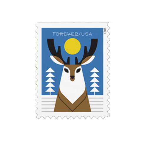 2023 Winter Woodland Animals Forever Postage Stamps