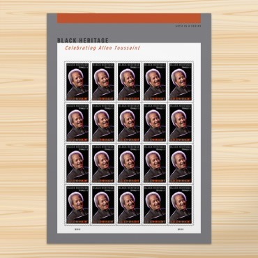 2025 Allen Toussaint Stamps Sheet of 20