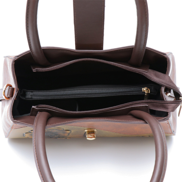 New Arrival Bohemian Floral Embossed Crossbody Bag Handcrafted Feel PU Leather Timeless Design For All Seasons