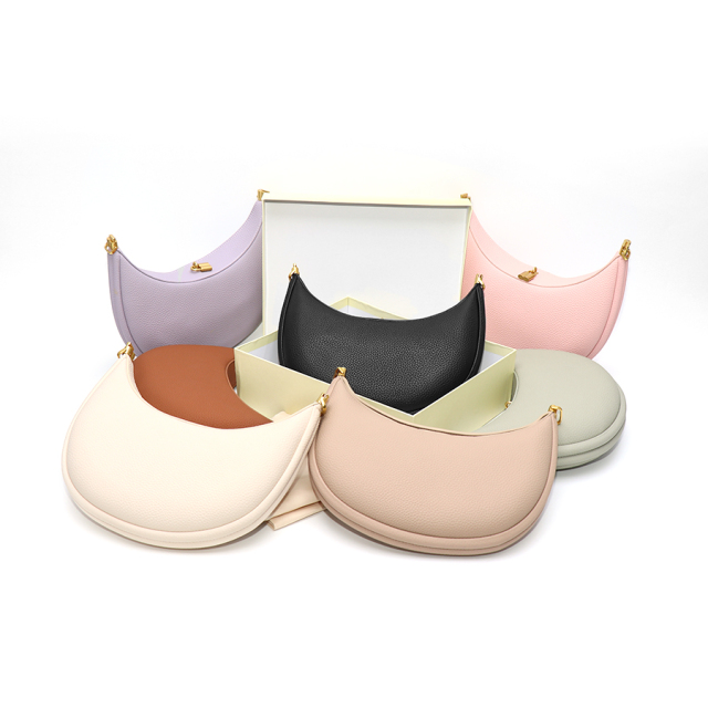 Fashion High Quality PU Leather Crescent Handbag Crossbody Bag Shoulder Bag Women's Bag for Daily Life
