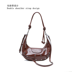 High Quality Custom Fashionable PU Leather Underarm Bags Shoulder Bags Crossbody Bags for Women