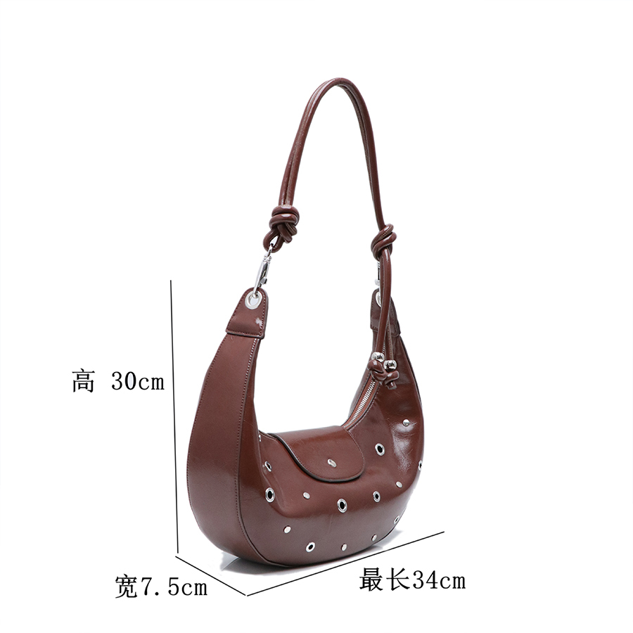 High Quality Custom Fashionable PU Leather Underarm Bags Shoulder Bags Crossbody Bags for Women