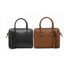 Classical Luxury Large Capacity Genuine PU Leather Custom Material Tassels Backpack Shoulder Tote Handbags for Women