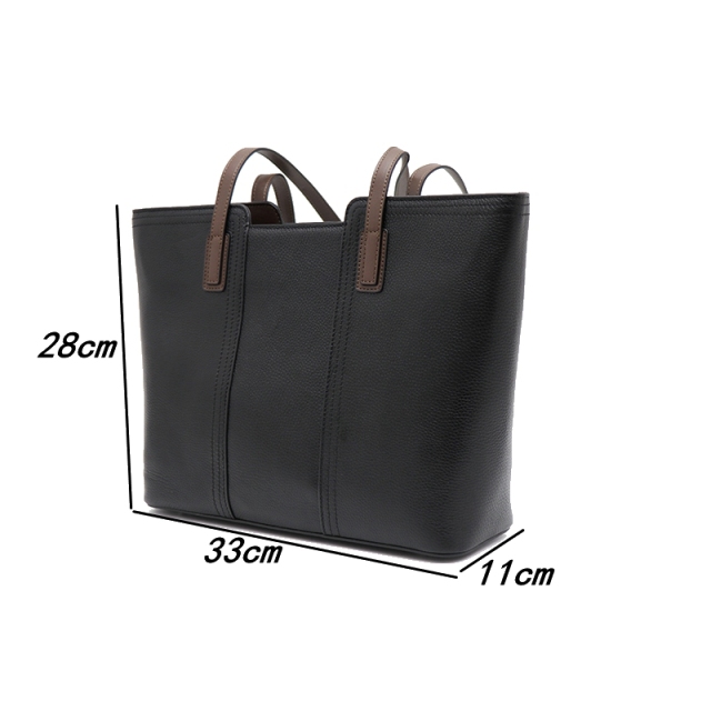 New Style Genuine Leather Tote Bag for Girls Ladies Women Outdoor Sports Travel