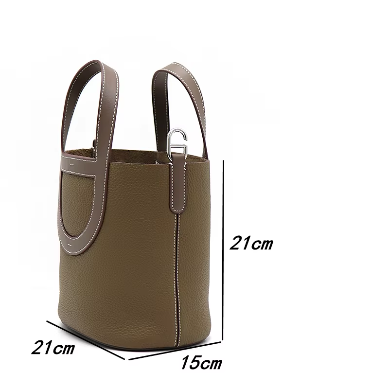 Fashionable and Simple Large-Capacity Bucket Bag Crossbody Bag For Shopping