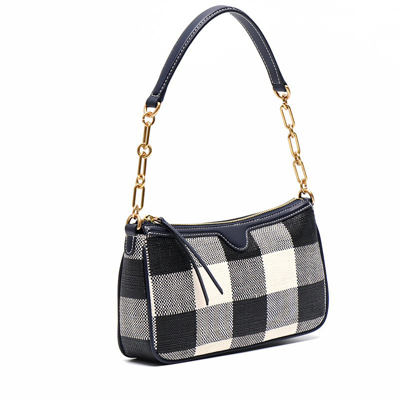 Woman Ladies and Girls Out Traveling Shopping Sports Carry the Fashion Raffiagrass Cowleather Shoulder Handbag