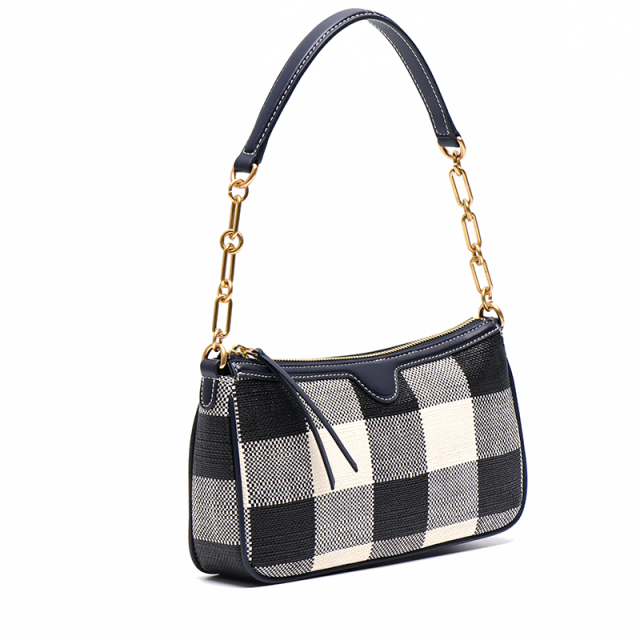 Woman Ladies and Girls Out Traveling Shopping Sports Carry the Fashion Raffiagrass Cowleather Shoulder Handbag