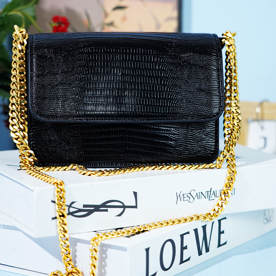 High Quality Multi-Color Selection Fashion Lizard Pattern Cowleather Women Shoulder Bag Brand