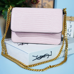 High Quality Multi-Color Selection Fashion Lizard Pattern Cowleather Women Shoulder Bag Brand