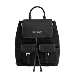 New Arrival Large Capacity Genuine Leather Material Backpack for Women